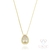 Conjunto Purity Dourado Zircônia Cristal