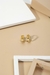 Brinco Daphne Zircônia Dourado Tam. P - comprar online