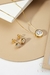 Conjunto Light Spot Zircônia Dourado - comprar online