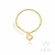 Pulseira Bia Cordão Baiano Dourado - comprar online