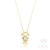 Colar Petra Zircônia Dourado