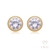 Brinco Shine Zircônia Dourado