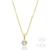Colar Bright Zircônia Dourado