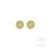 Brinco Princess Zircônia Dourado