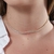 Colar Choker Oasis Zircônia Dourado - Unic Joias