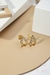 Brinco Mika Zircônia Dourado - comprar online