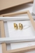 Brinco Daphne Zircônia Dourado Tam. M - comprar online