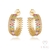 Brinco Oasis Dourado Zircônia Colors