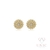 Brinco Rose Zircônia Dourado