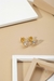 Brinco Hearts Zircônia Dourado - comprar online