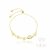 Pulseira Clara Pérolas Dourado - comprar online