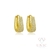 Brinco Daphne Zircônia Dourado Tam. G