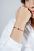 Pulseira Louise Rubi Dourado - Unic Joias