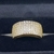 Anel Tiana Zircônia Dourado