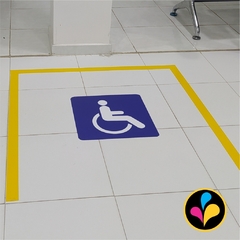 Demarcación señal en piso - Soluciones e Impresión Digital S.A.S.