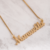 Colar Semijoia Nome Liso Personalizado na internet