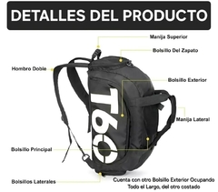 Imagen de T60 Hybrid Gear - Diseño 2 en 1 Mochila/Bolso