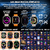 Smartwatch Ultra Y10 con 4 mallas