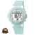Reloj Digital Mingrui 8569 Verde agua Sumergible para niños, adolescentes o damas. Con cronómetro, alarma, manual, garantía y estuche exhibidor. www.carpinchotecnologico.com