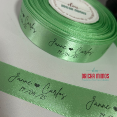 30 metros DE FITA PERSONALIZADA DE 10mm LARGURA logomarca/casamento/aniversários/eventos - loja online