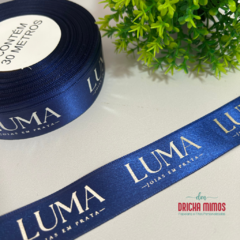Imagem do 20 metros DE FITA PERSONALIZADA DE 22mm LARGURA logomarca/casamento/aniversários/eventos