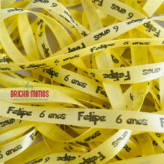 10 metros DE FITA PERSONALIZADA DE 15mm LARGURA logomarca/casamento/aniversários/eventos
