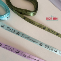 Imagem do 30 metros DE FITA PERSONALIZADA DE 30mm LARGURA logomarca/casamento/aniversários/eventos