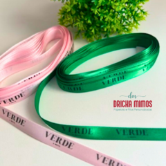 30 metros DE FITA PERSONALIZADA DE 15mm LARGURA logomarca/casamento/aniversários/eventos - Dricka Mimos