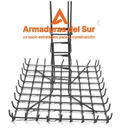 Base 0,52x0,52 5Ø12 en dos direcciones c/13cm incluye tronco de col. 4Ø12 a 1m 7 Estrib.Ø8 c/10 de 20x20cm. + patas 4Ø12 de 0,30 x 0,15