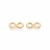 527444 - Brinco Rommanel folheado a ouro infinito liso - comprar online