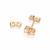 527486 - Brinco Rommanel folheado a ouro laço abaulado - comprar online