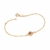 552187 - Pulseira Rommanel folheada a ouro adaga e coração com zircônia e rhodium na internet