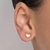 527443 - Brinco coração acetinado banhado a ouro 18k na internet
