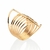 513535 - Maxi anel oito aros banhado a ouro 18k - comprar online