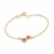 552191 - Pulseira Rommanel folheada a ouro urso Lotso e morango com resina - comprar online