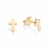 527440 - Brinco Rommanel folheado a ouro cruz lisa na internet