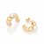 527365 - Brinco Rommanel folheado a ouro meia argola de esferas com pérola - comprar online