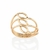 513532- Maxi anel aro triplo vazado banhado a ouro 18k - comprar online