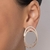 527409 - Maxi brinco Rommanel folheado a ouro oval sobreposto - Luxury Joias