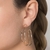 527362 - Brinco Rommanel folheado a ouro meia argola com aro duplo - Luxury Joias