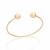 552168 - Pulseira Rommanel bracelete folheada a ouro esferas
