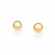 520797 - Brinco bola infantil banhado a ouro 18k liso - comprar online