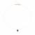 532562 - Gargantilha Rommanel folheada a ouro fio de nylon com zircônia triangular - comprar online