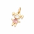 542880 - Pingente Rommanel folheado a ouro menina com cristal coração - comprar online