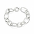 850071 - Pulseira Rommanel de prata corrente cadeado e oval 20 cm na internet