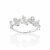 810338 - Anel Rommanel skinny de prata borboletas com zircônias - comprar online
