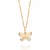 542853 - Pingente Rommanel folheado a ouro borboleta lisa com zircônias - comprar online
