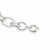 850071 - Pulseira Rommanel de prata corrente cadeado e oval 20 cm - comprar online