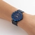 650023 - Relógio Rommanel azul escuro analógico social com cristal - Luxury Joias