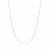 830047 - Gargantilha Rommanel de prata fio singapura 50 cm - comprar online
